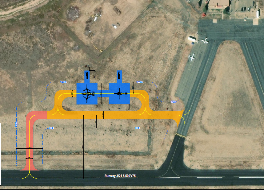 Hot Refuel Point Layout Diagram
